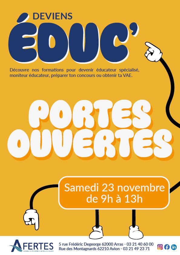 Deviens éduc' ! Découvre nos formations pour devenir éducateur spécialisé, moniteur éducateur, préparer ton concours ou obtenir ta VAE.