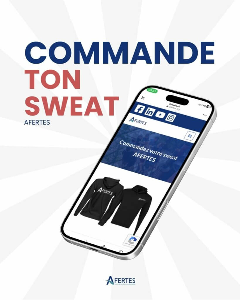Commande ton sweat AFERTES